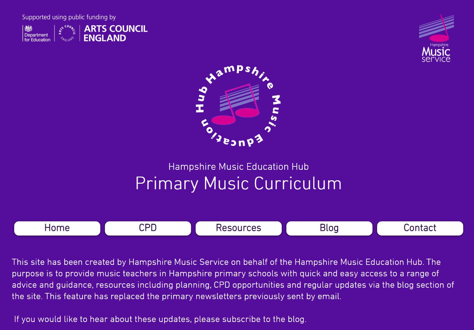 HMS Primary blog